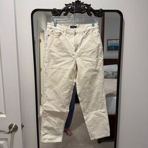 Vineyard Vines Cream Straight-Leg Corduroy Pants